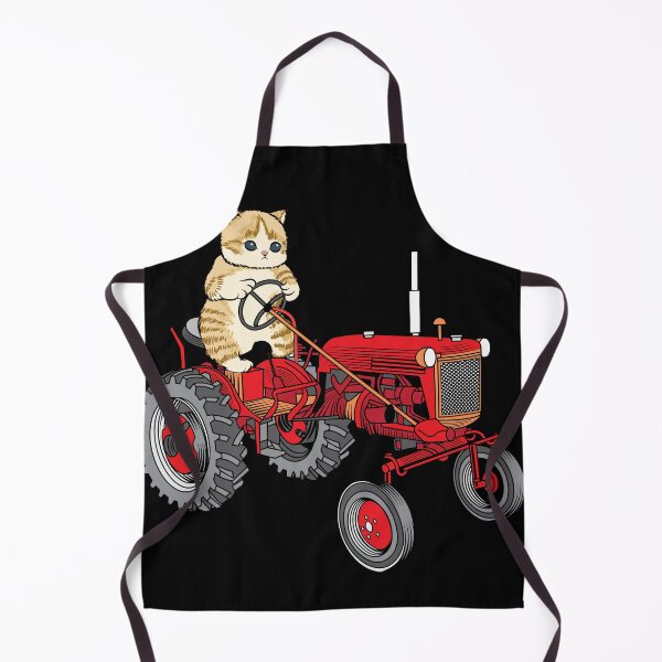 Item preview, Cat is Riding a Classic Tractor designed and sold by javaneka.