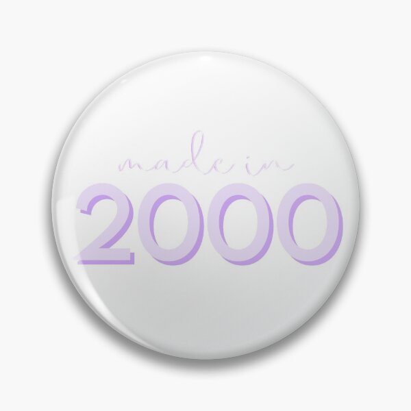 Artikelvorschau, Hergestellt im Jahr 2000, Geburtsjahr, lila Design entworfen und verkauft von allymadethis.