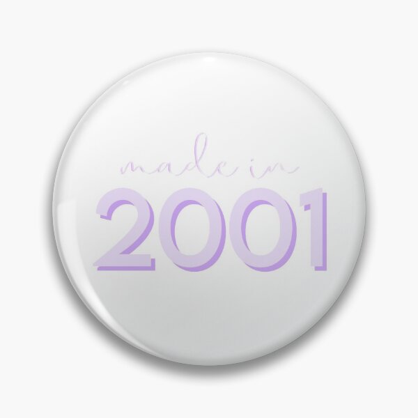 Item preview, Made in 2001 Birth Year Purple Design designed and sold by allymadethis.