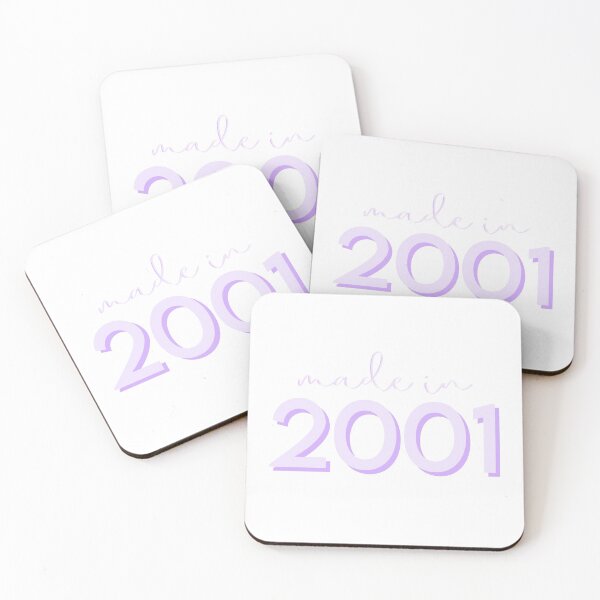 Item preview, Made in 2001 Birth Year Purple Design designed and sold by allymadethis.