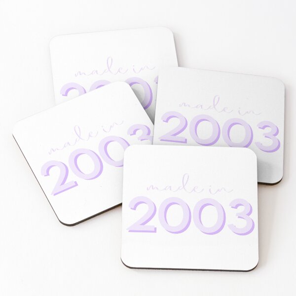 Item preview, Made in 2003 Birth Year Purple Design designed and sold by allymadethis.