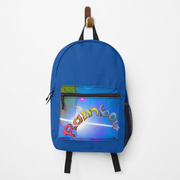 Item preview, Rainbow Calligraffiti in Blue Sky designed and sold by PATRICIA CASTILLA PEREZ.