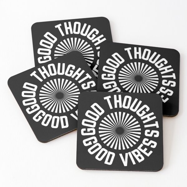 Item preview, Good Thoughts Good Vibes designed and sold by BeBetterDaily.