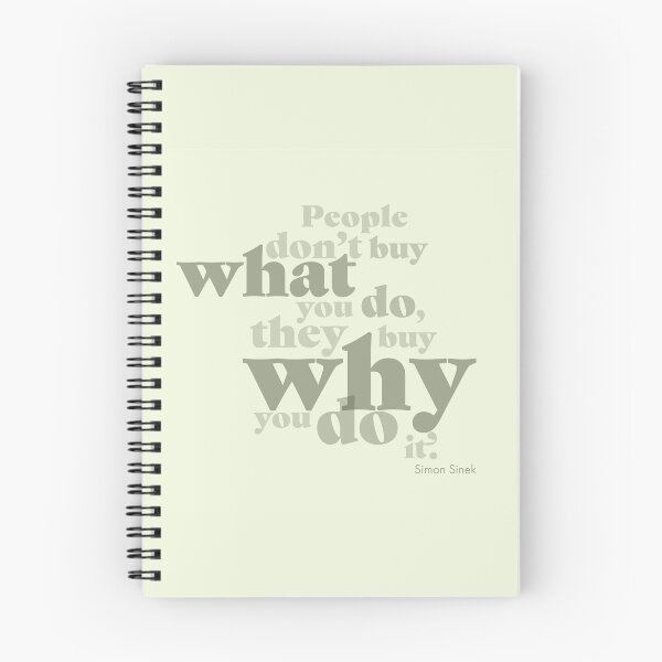 Item preview, people don't buy what you do, they buy why you do it designed and sold by prismatic paper co.