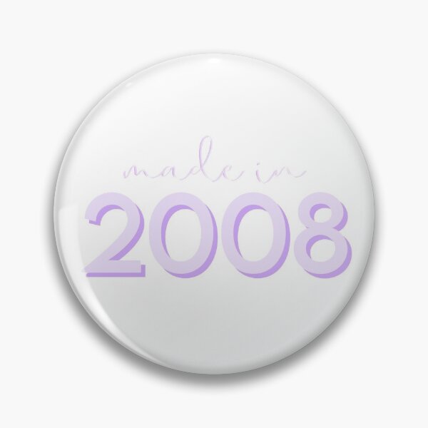 Item preview, Made in 2008 Birth Year Purple Design designed and sold by allymadethis.