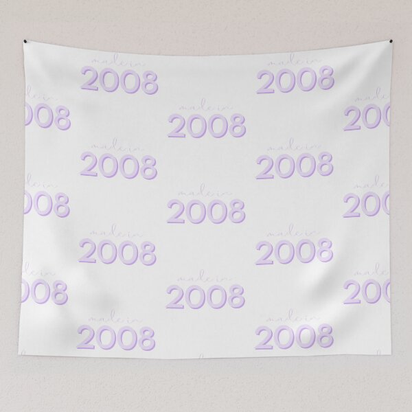 Item preview, Made in 2008 Birth Year Purple Design designed and sold by allymadethis.