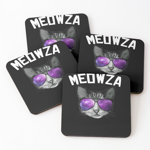 Item preview, Meowza cool Space cat with sunglasses T-Shirt Basic Novelty Tees Graphics Female designed and sold by DQXVRG.