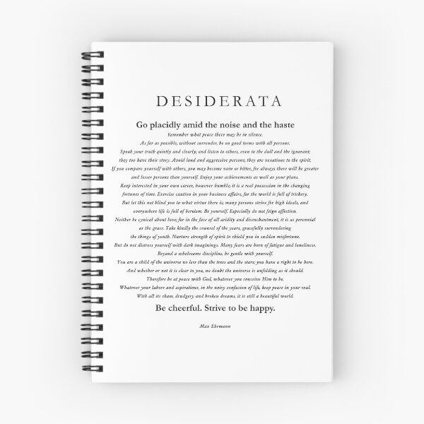 Item preview, Desiderata by Max Ehrmann designed and sold by corbrand.