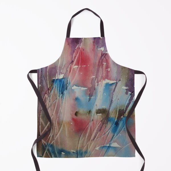 Item preview, Pink blue and purple abstract flowers designed and sold by CarinLavery.