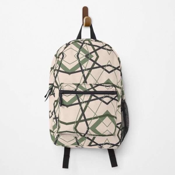Item preview, Geometric Abstract Pattern in Army Green designed and sold by jociart.