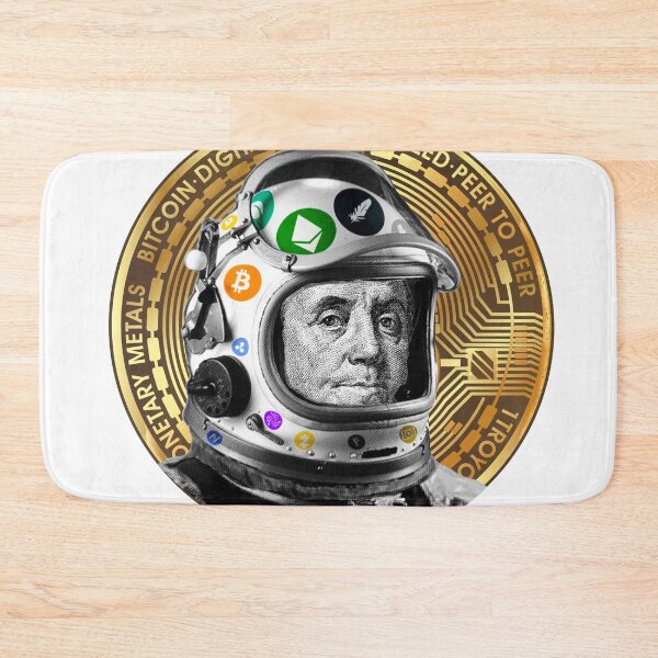 Item preview, Crypto Benjamin | Cyber Space Astronaut Miner | Bitcoin designed and sold by spinolator.