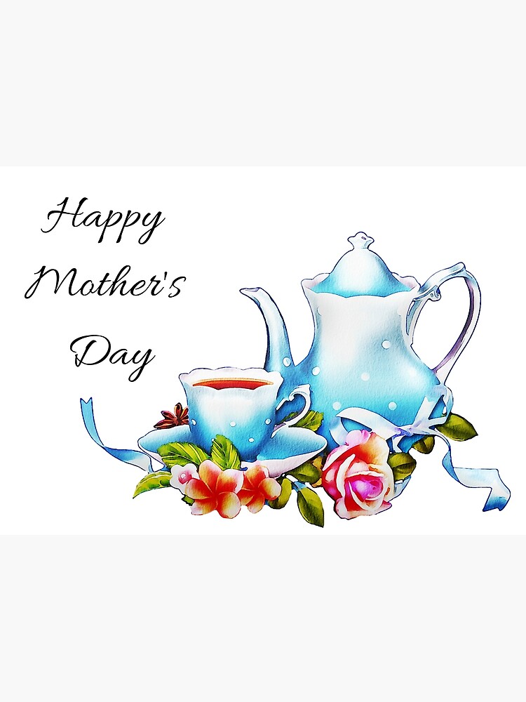 Happy Mother's Day Teapot by WeTrieditatHome