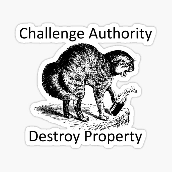 Anarchy kitty Sticker