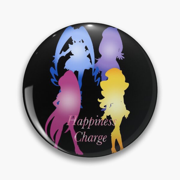 Item preview, Happiness Charge Precure Silhouettes designed and sold by CheeseLord82.