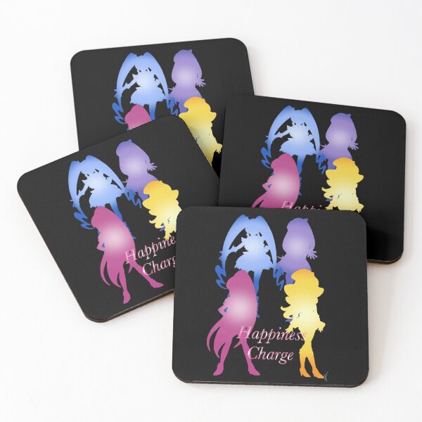 Item preview, Happiness Charge Precure Silhouettes designed and sold by CheeseLord82.