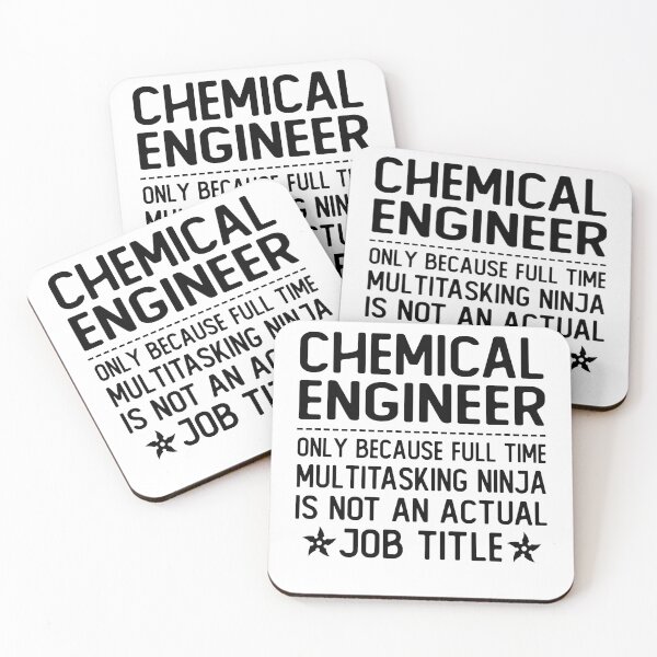 Item preview, chemical engineer only because full time multitasking ninja is not an actual job title chemical engineer gifts designed and sold by alaechamlal.