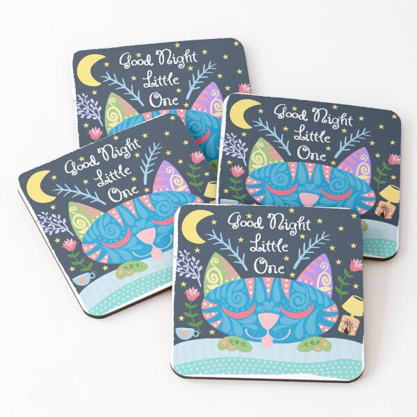 Item preview, Good Night Little One children's wall art design designed and sold by Dotblossom.
