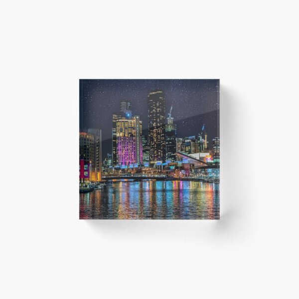 Item preview, Southbank Melbourne Nightscape designed and sold by JohnKarmouche.