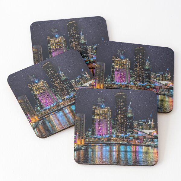 Item preview, Southbank Melbourne Nightscape designed and sold by JohnKarmouche.