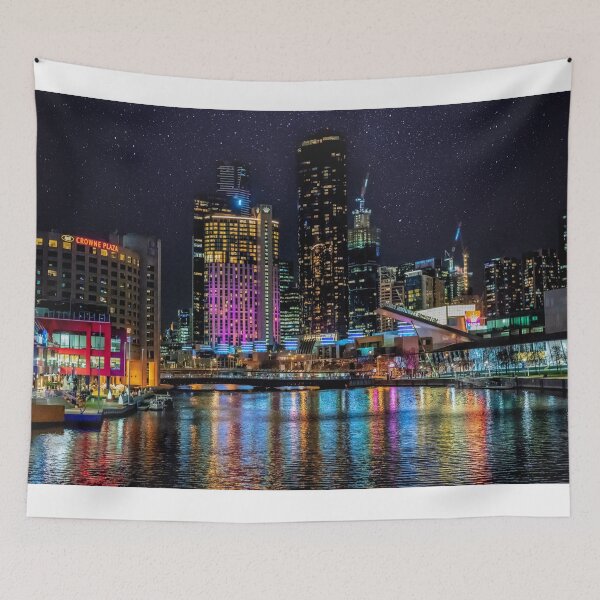 Item preview, Southbank Melbourne Nightscape designed and sold by JohnKarmouche.