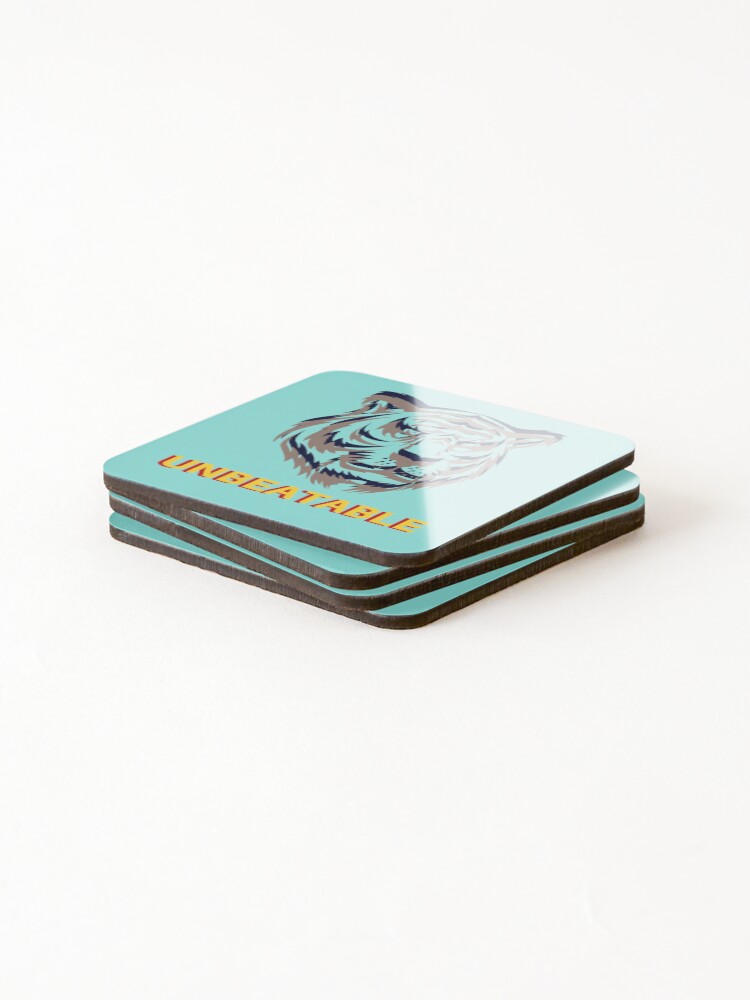 Thumbnail 4 of 5, Coasters (Set of 4), Unbeatable designed and sold by Rixxi.