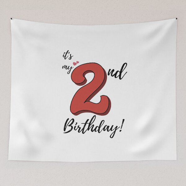 Item preview, It's My Second Birthday quote designed and sold by WayneTower.