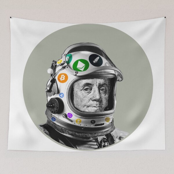 Item preview, Crypto Benjamin | Cyber Space Astronaut Miner  designed and sold by spinolator.