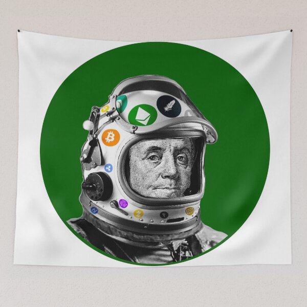 Item preview,  Crypto Benjamin | Cyber Space Astronaut Miner  designed and sold by spinolator.