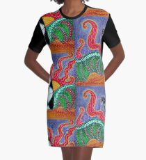 Sonnenseite des Lebens T-Shirt Kleid