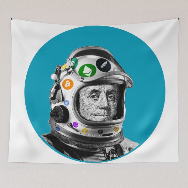 Item preview,  Crypto Benjamin | Cyber Space Astronaut Miner  designed and sold by spinolator.