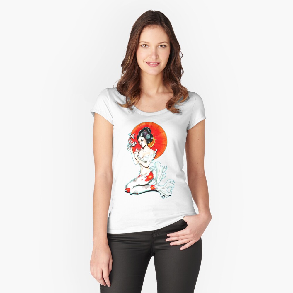 Item preview, Fitted Scoop T-Shirt designed and sold by MissFinklestein.