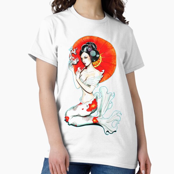 Vista previa del artículo con la obra «Koi», diseñado y vendido por Isobel Von Finklestein.
