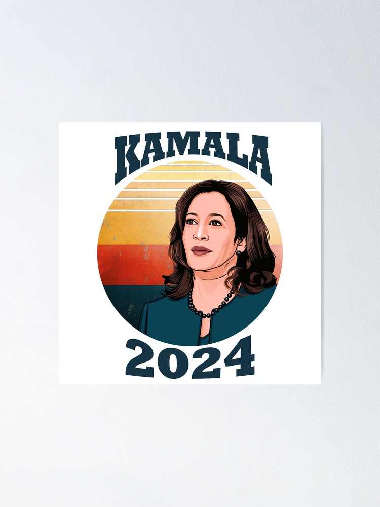 "Kamala 2024" Poster for Sale by popdesigner Redbubble