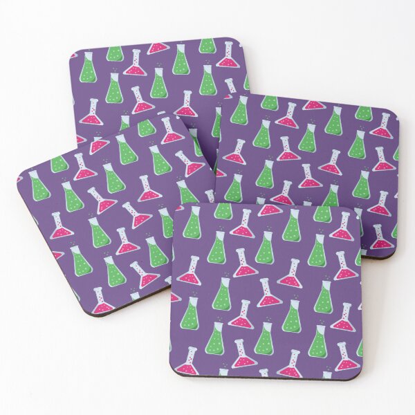 Item preview, chemical lab flask seamless pattern designed and sold by werezu.