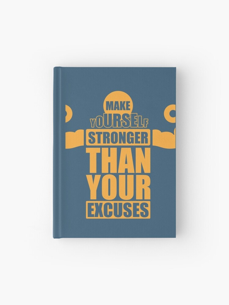 DO IT FOR YOURSELF - motivational typography Hardcover Journal