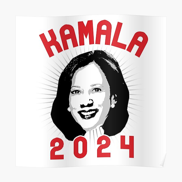 "Kamala 2024" Poster for Sale by popdesigner Redbubble