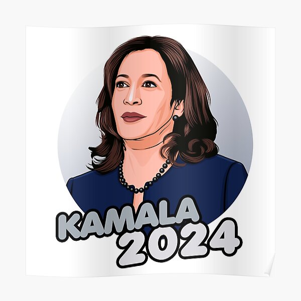 "Kamala 2024 " Poster by popdesigner Redbubble