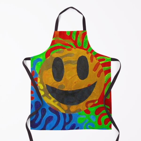 Item preview, COLOURFUL HEAVY METAL SMILEY FACE ART painting designed and sold by Andrew Morrell.