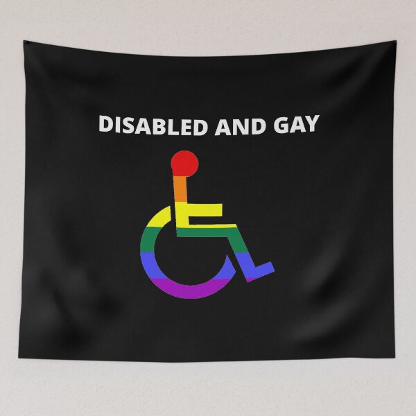 Item preview, DISABLED AND GAY designed and sold by uniqueitems.