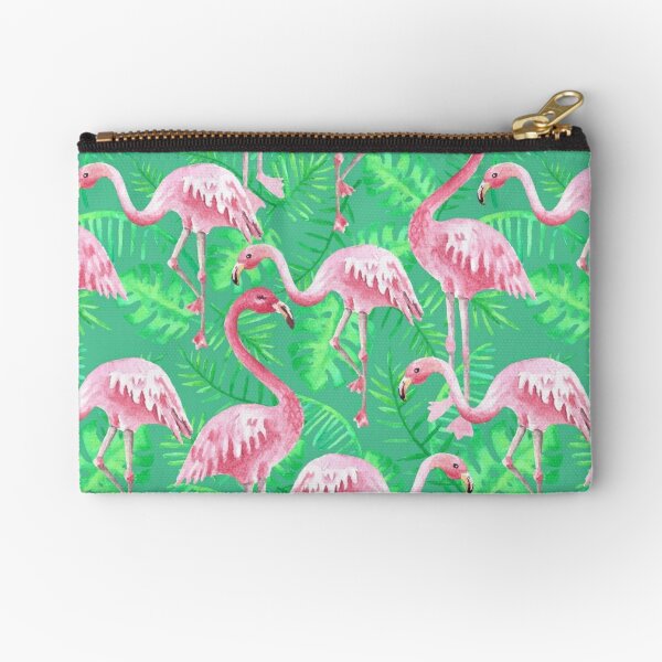 Flamingo Zipper Pouches for Sale