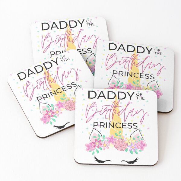 Item preview, Daddy of the Birthday Girl | Unicorn Princess designed and sold by Tasha McGlashan.