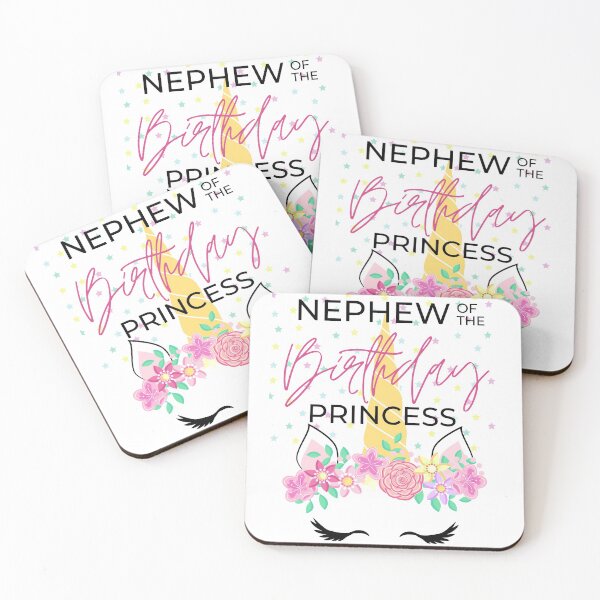 Item preview, Nephew of the Birthday Girl | Unicorn Princess designed and sold by Tasha McGlashan.