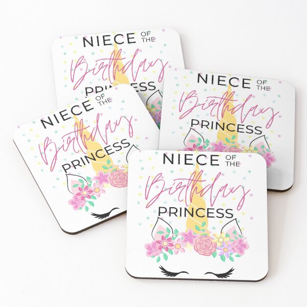 Item preview, Niece of the Birthday Girl | Unicorn Princess designed and sold by Tasha McGlashan.