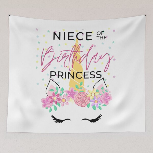 Item preview, Niece of the Birthday Girl | Unicorn Princess designed and sold by Tasha McGlashan.