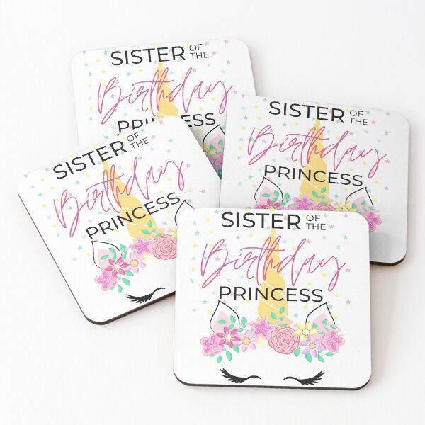 Item preview, Sister of the Birthday Girl | Unicorn Princess designed and sold by Tasha McGlashan.