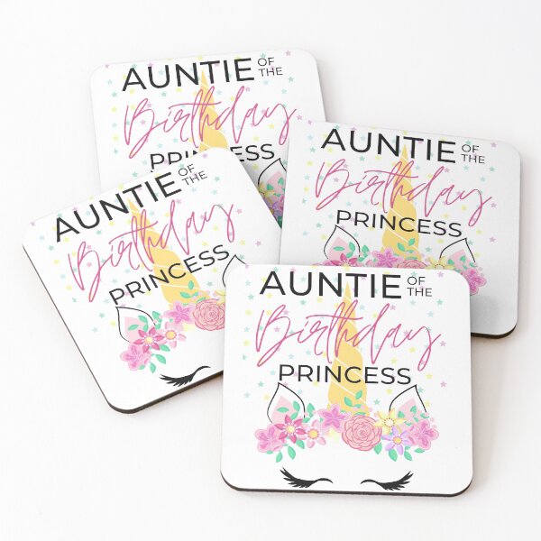 Item preview, Auntie of the Birthday Princess | Unicorn Princess | Unicorn | Birthday Party designed and sold by Tasha McGlashan.