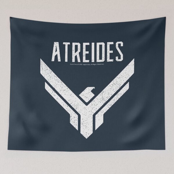 Item preview, Atreides House Distressed Art Design (white and blue) - Dune (2021 film) designed and sold by GDCdesigns.
