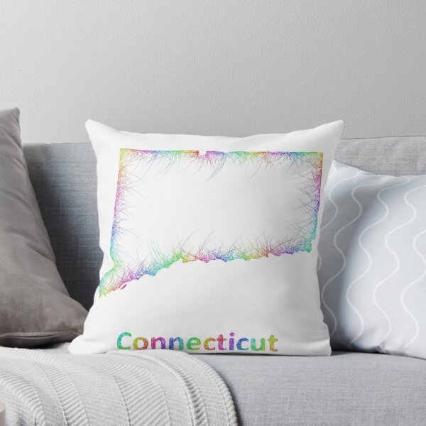 Item preview, Rainbow Connecticut map designed and sold by davidzydd.