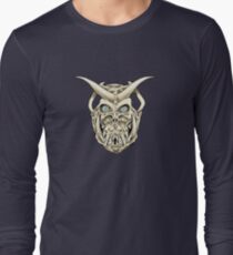 Horned Skull (color) Long Sleeve T-Shirt