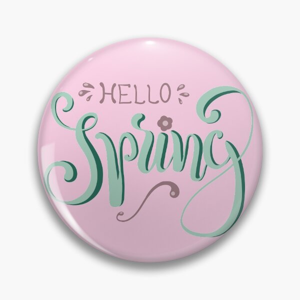 Item preview, Hello Spring Calligraphy Art designed and sold by Lady-Lilac.